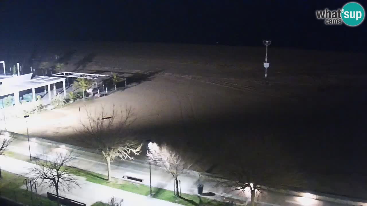 Webcam en direct plage de Bibione – vue depuis Ashanti ApartHotel