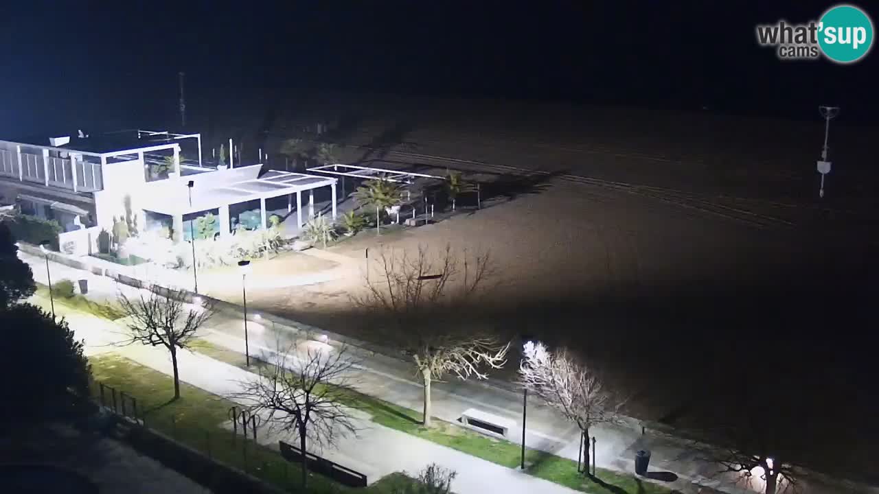 Webcam en direct plage de Bibione – vue depuis Ashanti ApartHotel