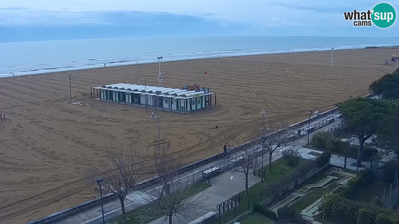 Web kamera Bibione plaža – pogled sa Ashanti ApartHotela