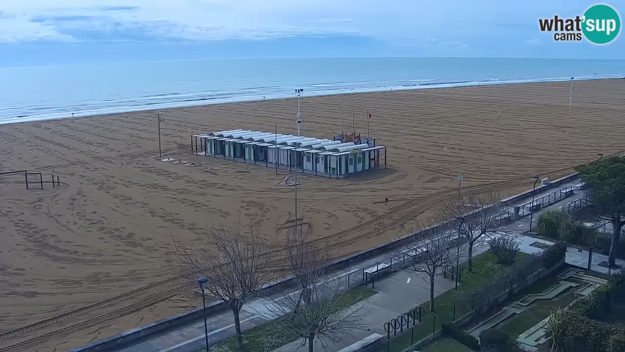 Webcam en direct plage de Bibione – vue depuis Ashanti ApartHotel