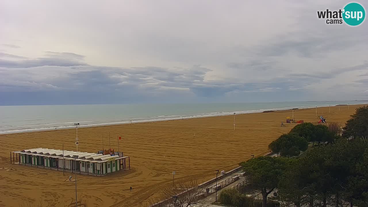 Webcam en direct plage de Bibione – vue depuis Ashanti ApartHotel