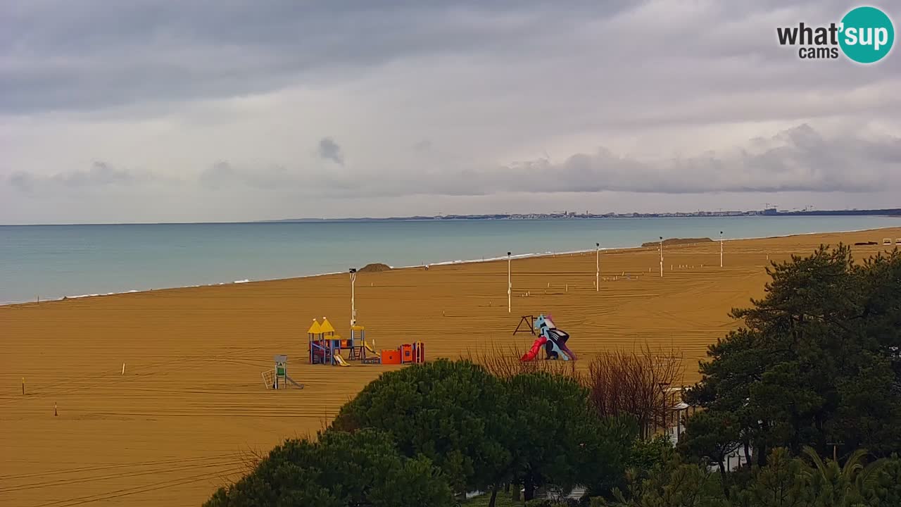 Webcam en vivo playa Bibione – vista desde Ashanti ApartHotel