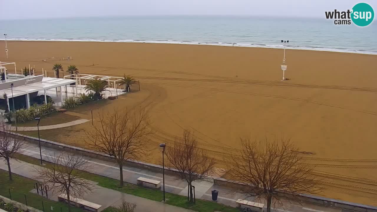 Webcam en direct plage de Bibione – vue depuis Ashanti ApartHotel