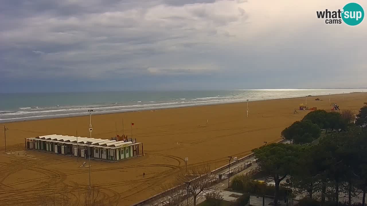 Webcam en direct plage de Bibione – vue depuis Ashanti ApartHotel