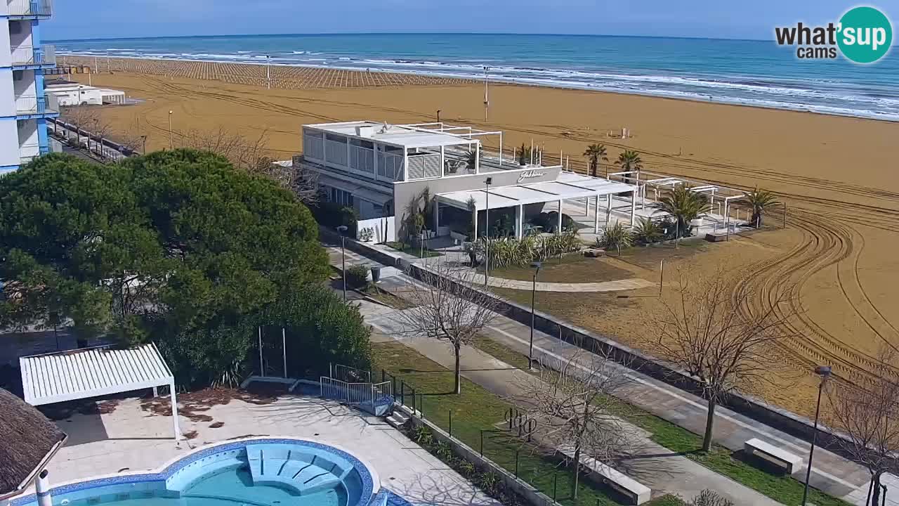 Live Webcam Bibione Strand – Blick vom Ashanti ApartHotel