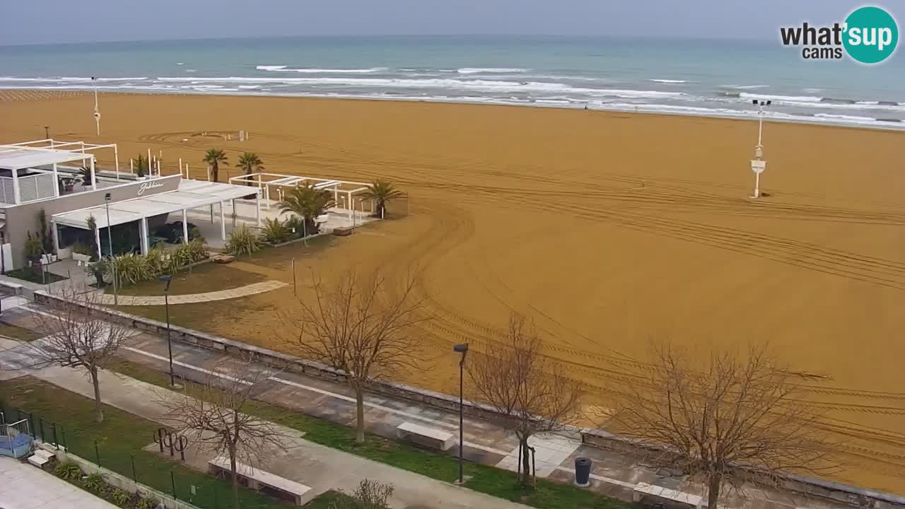 Web kamera Bibione plaža – pogled sa Ashanti ApartHotela