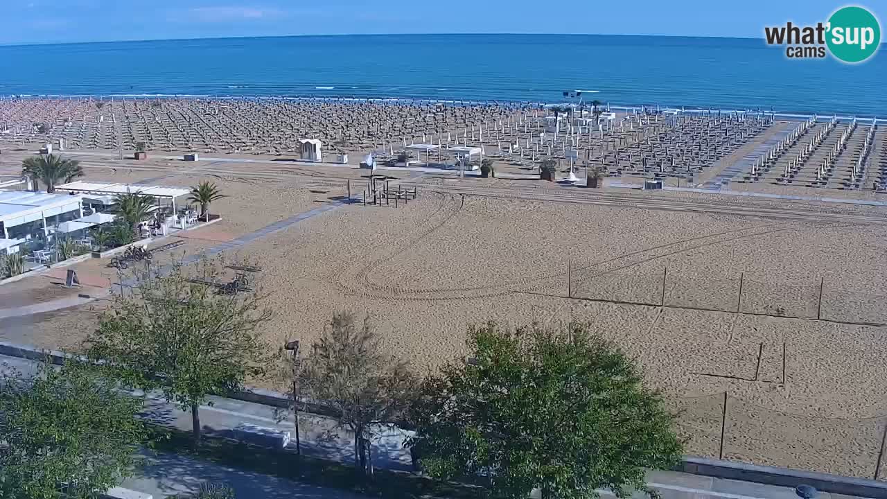 Webcam en vivo playa Bibione – vista desde Ashanti ApartHotel