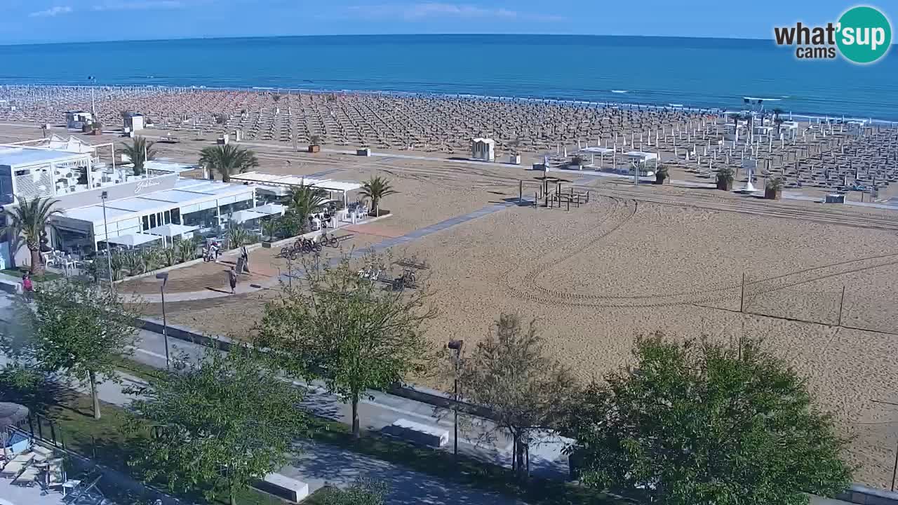 Webcam en vivo playa Bibione – vista desde Ashanti ApartHotel