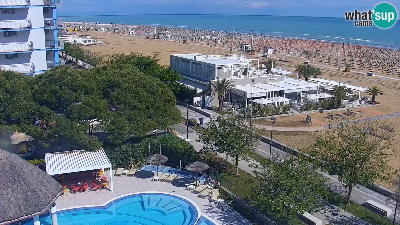Live Webcam Bibione beach – view from Ashanti ApartHotel