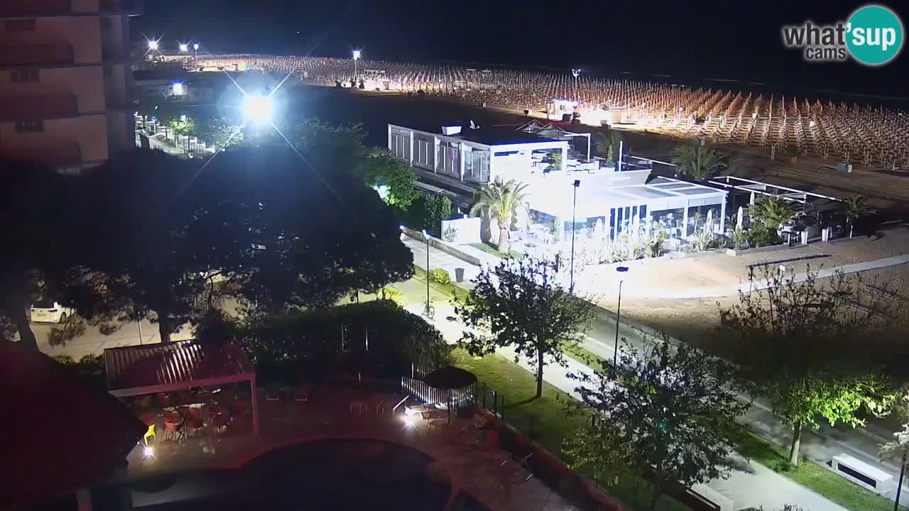 Live Webcam Bibione beach – view from Ashanti ApartHotel