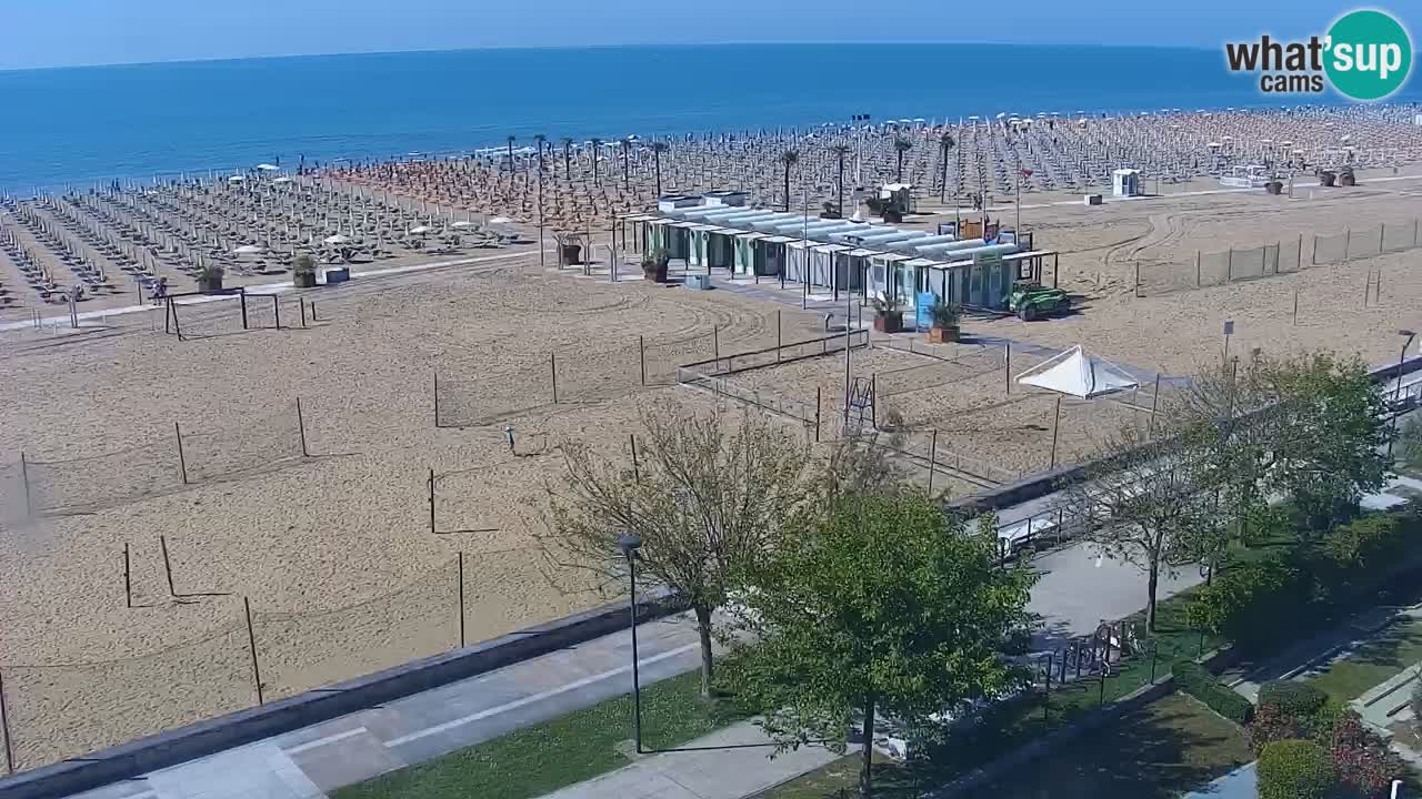Webcam en direct plage de Bibione – vue depuis Ashanti ApartHotel