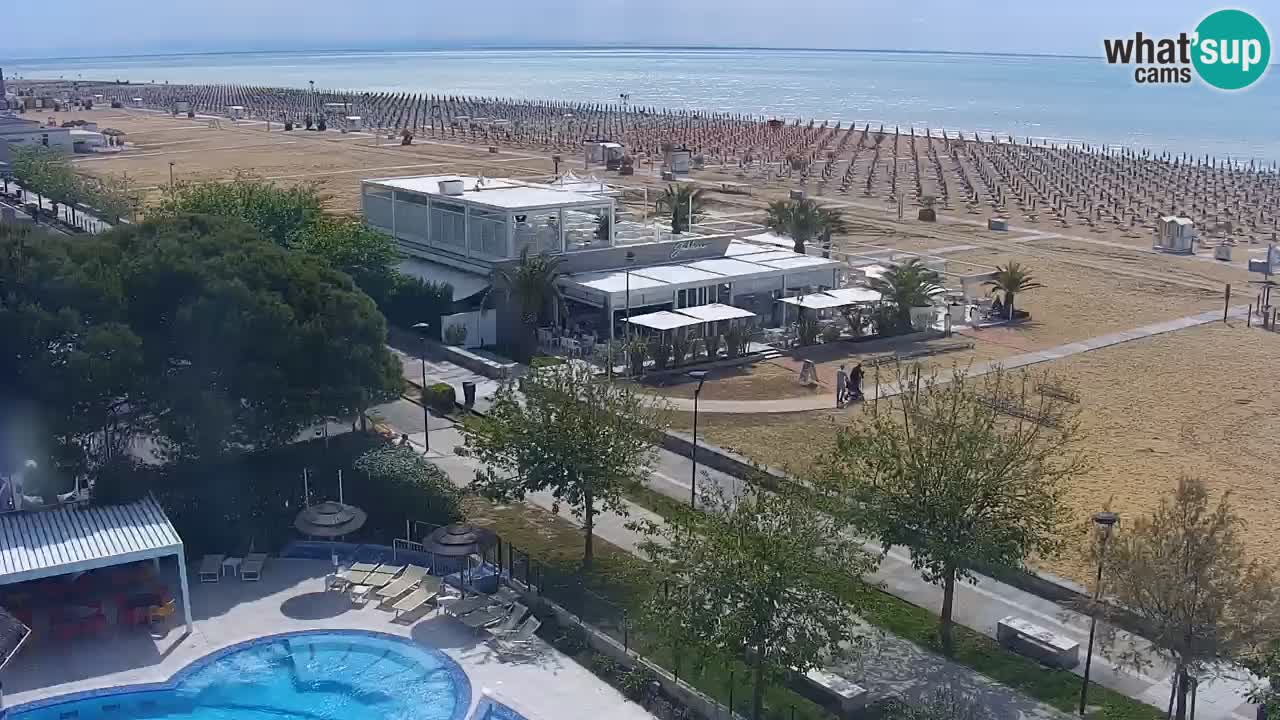 Live Webcam Bibione beach – view from Ashanti ApartHotel
