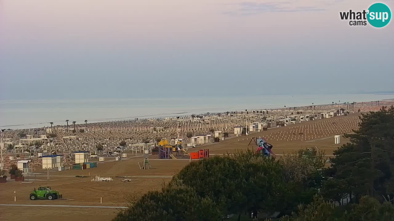 Webcam en direct plage de Bibione – vue depuis Ashanti ApartHotel