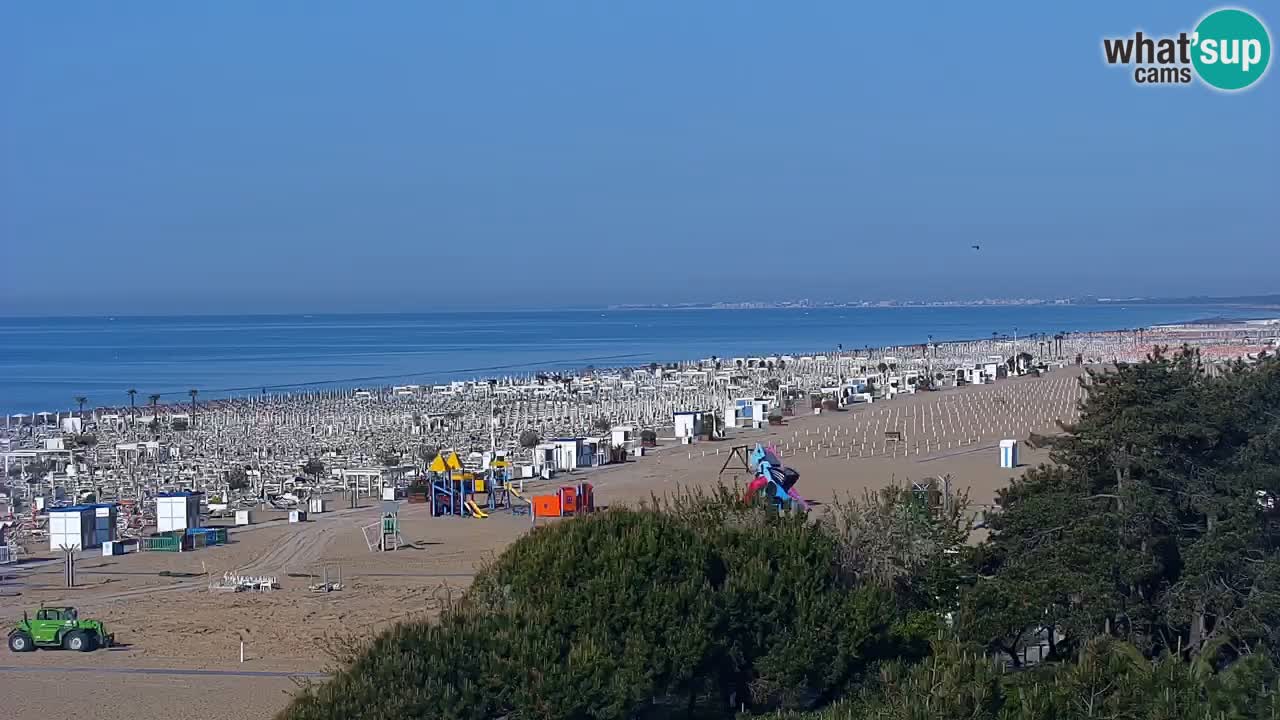 Webcam en vivo playa Bibione – vista desde Ashanti ApartHotel