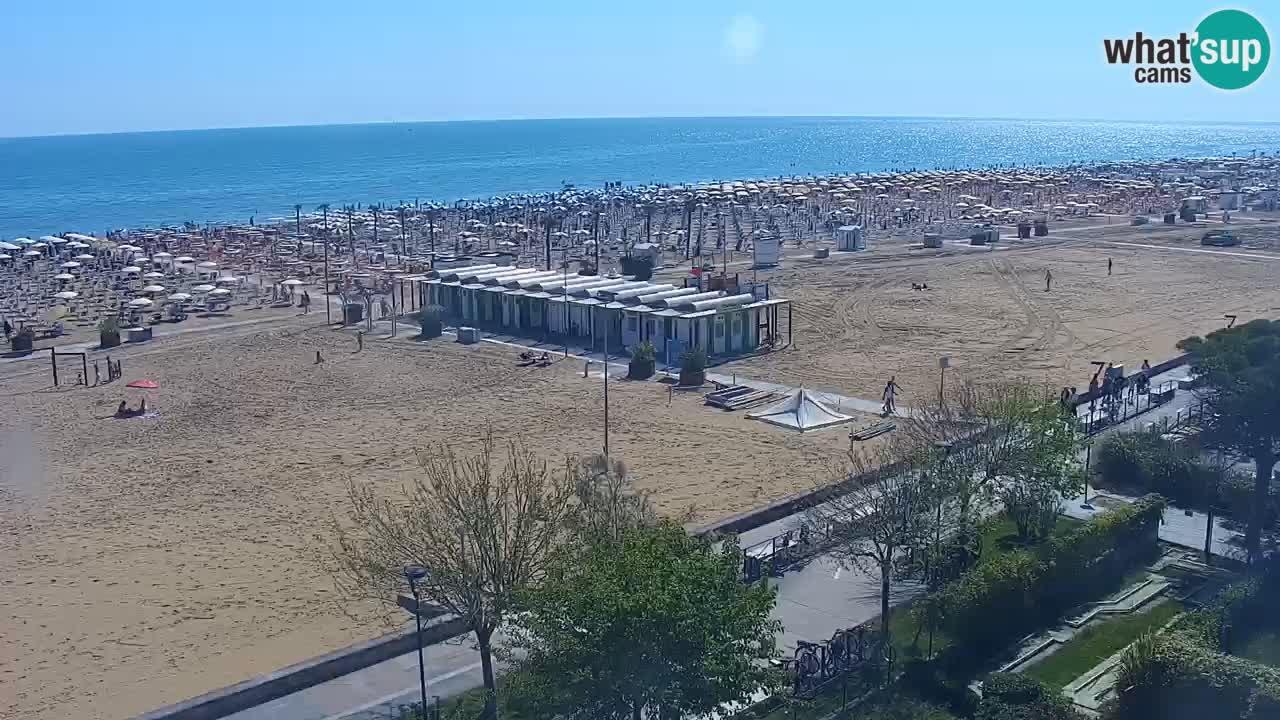 Live Webcam Bibione beach – view from Ashanti ApartHotel