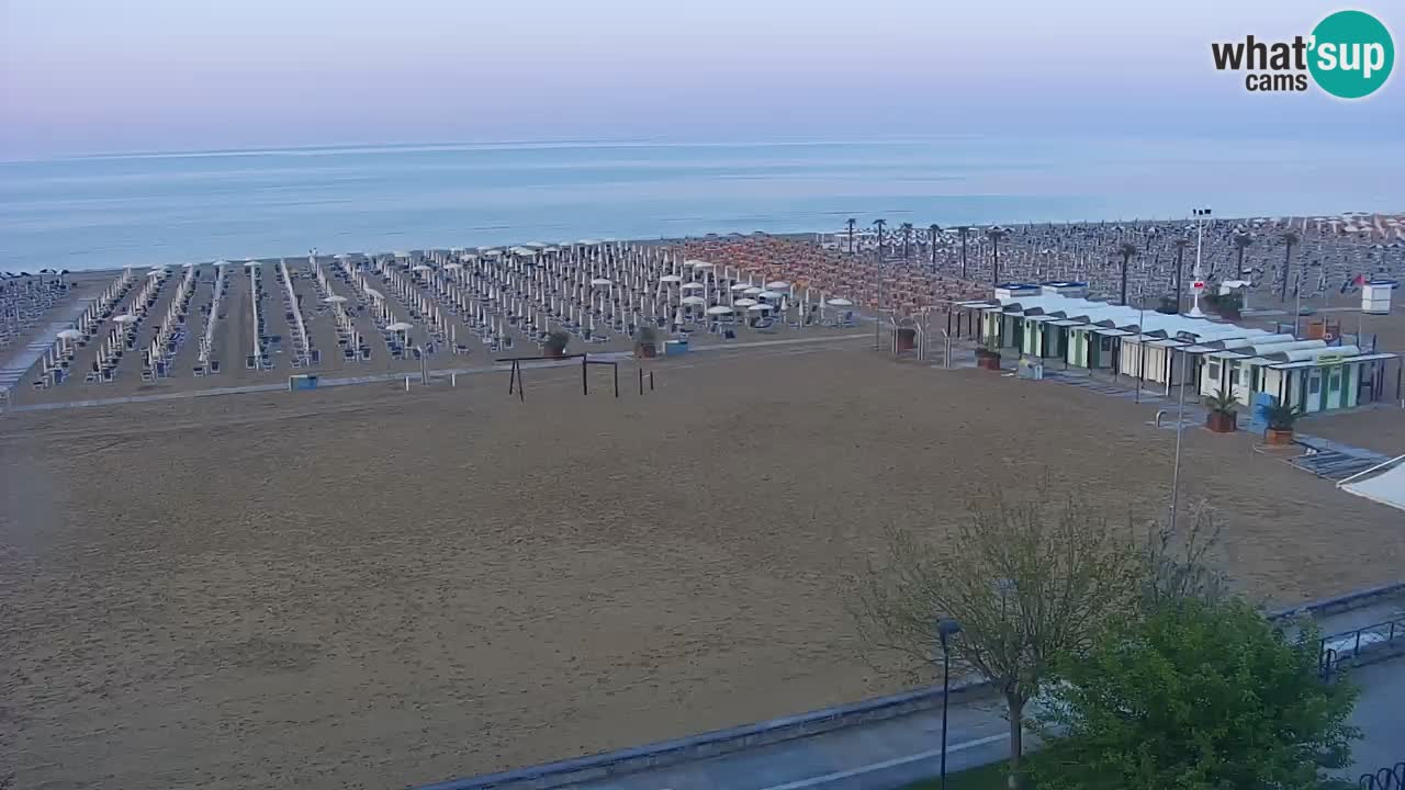 Webcam en vivo playa Bibione – vista desde Ashanti ApartHotel