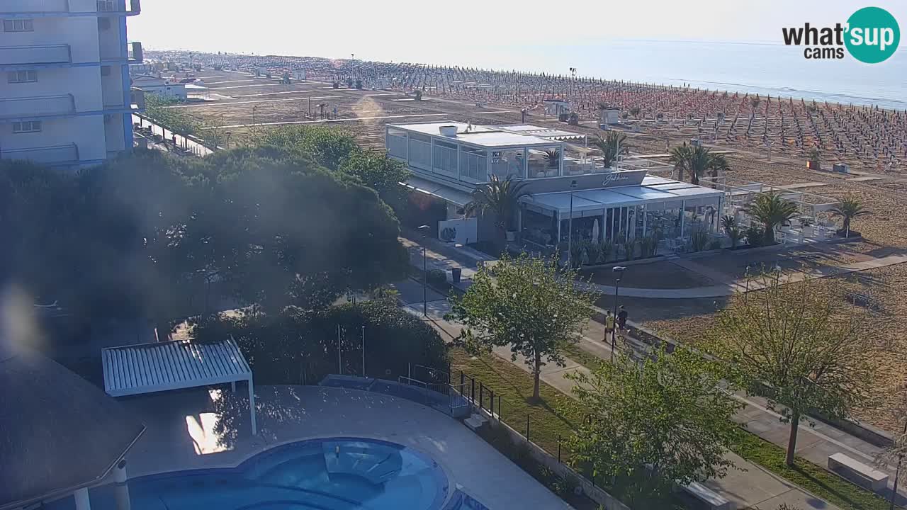 Live Webcam Bibione spiaggia – vista dall’Ashanti ApartHotel