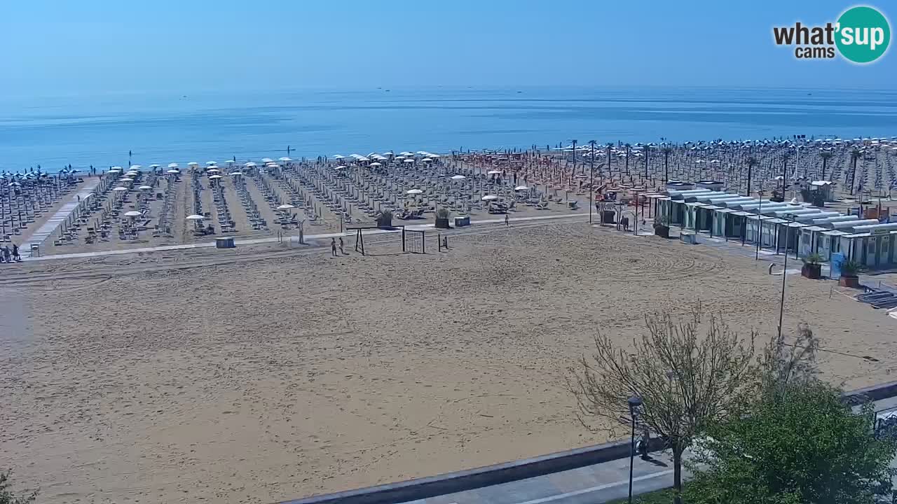 Webcam en direct plage de Bibione – vue depuis Ashanti ApartHotel