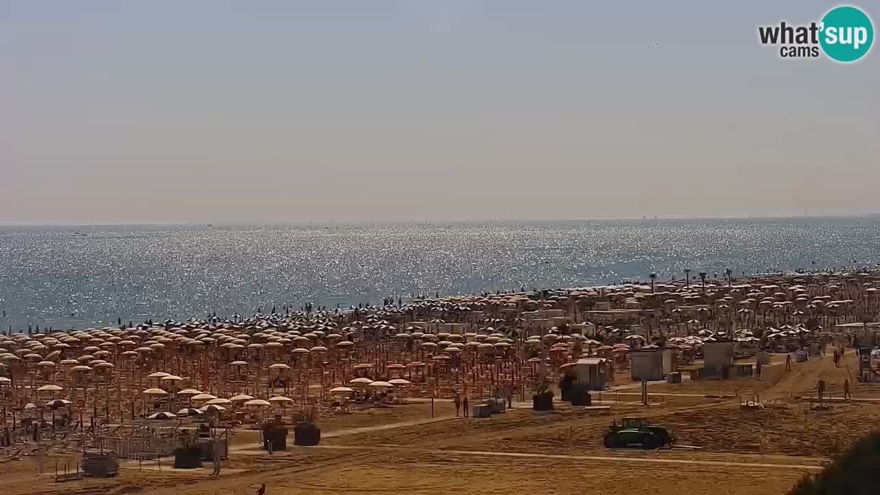 Webcam en vivo playa Bibione – vista desde Ashanti ApartHotel