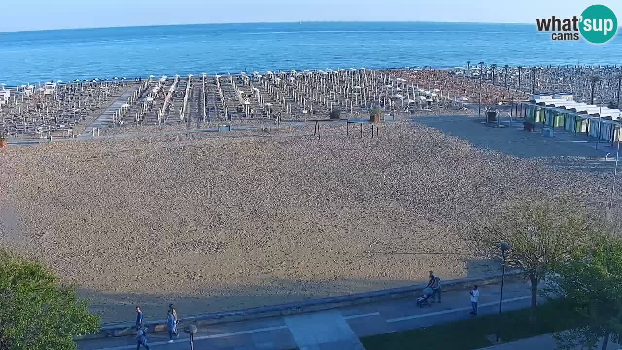 Web kamera Bibione plaža – pogled sa Ashanti ApartHotela
