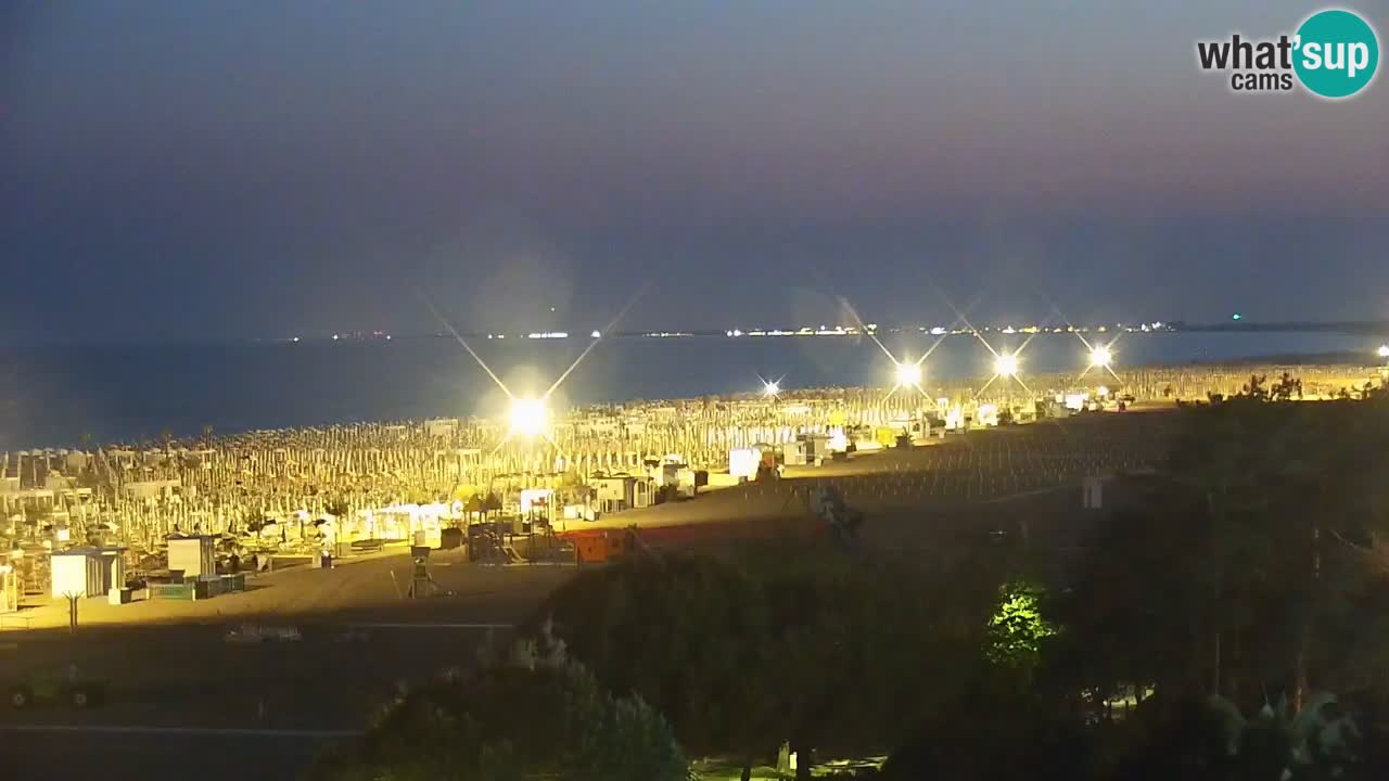 Webcam en vivo playa Bibione – vista desde Ashanti ApartHotel