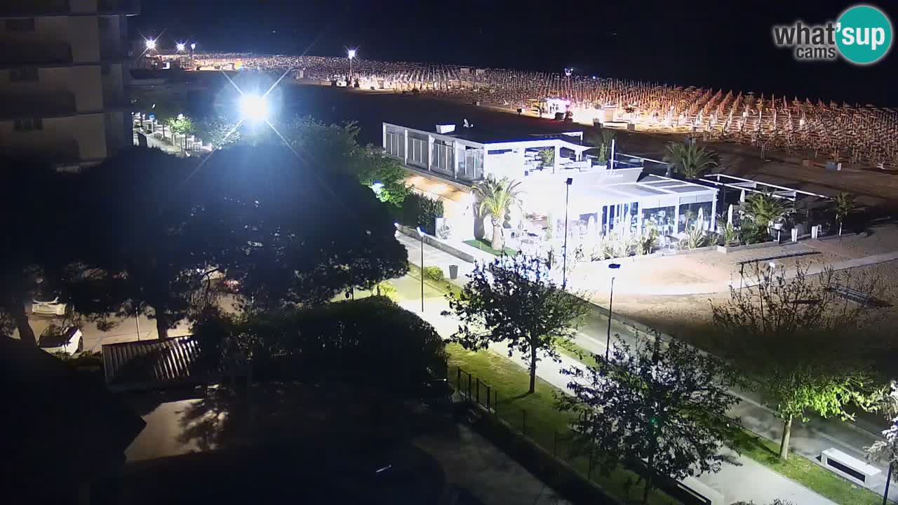 Web kamera Bibione plaža – pogled sa Ashanti ApartHotela