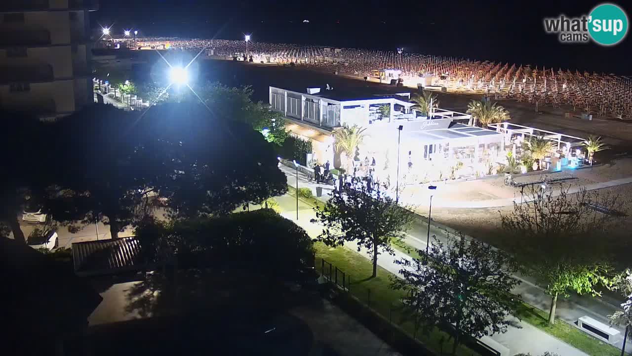 Webcam en vivo playa Bibione – vista desde Ashanti ApartHotel
