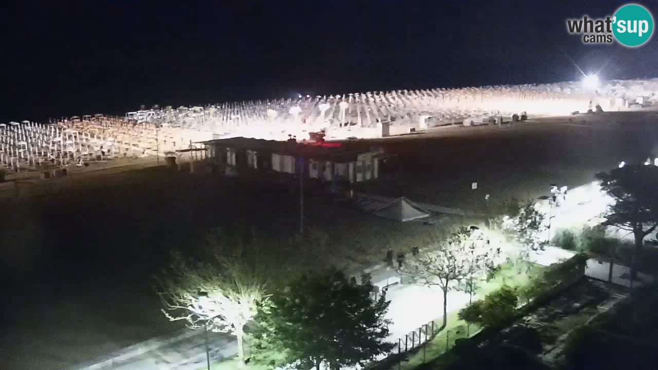 Webcam en vivo playa Bibione – vista desde Ashanti ApartHotel