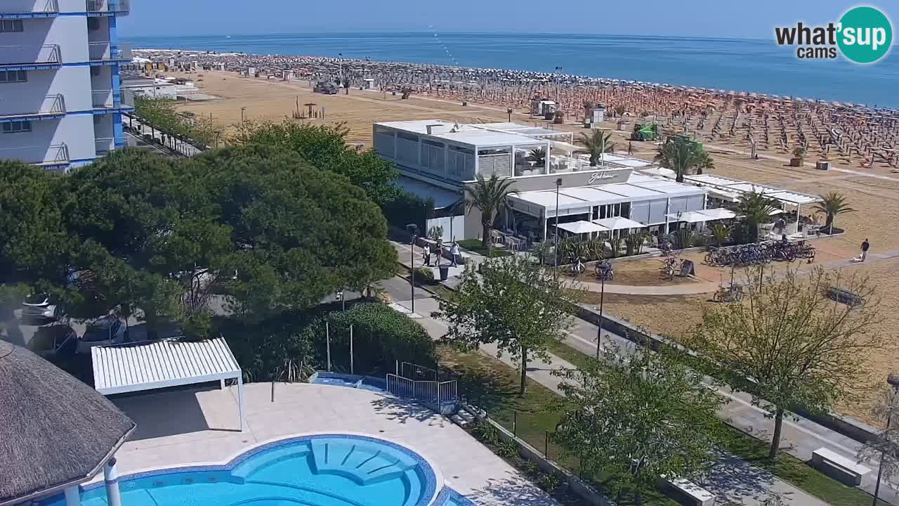 Live Webcam Bibione Strand – Blick vom Ashanti ApartHotel