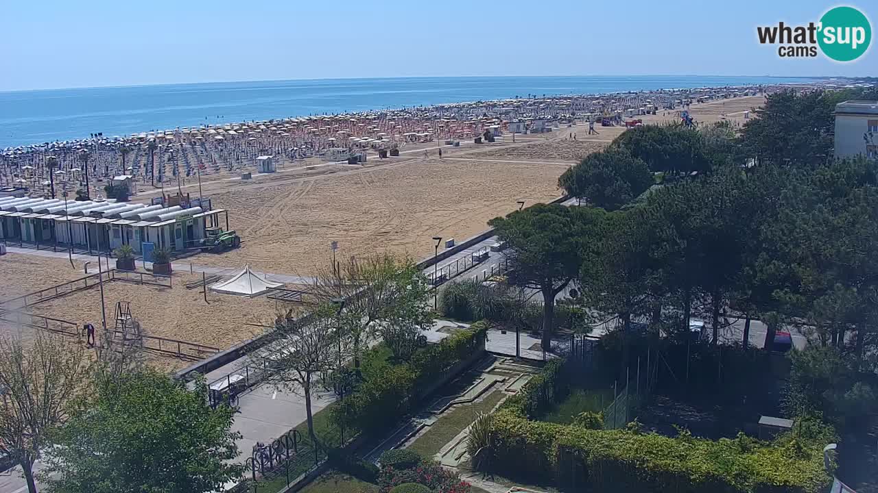 Live Webcam Bibione beach – view from Ashanti ApartHotel