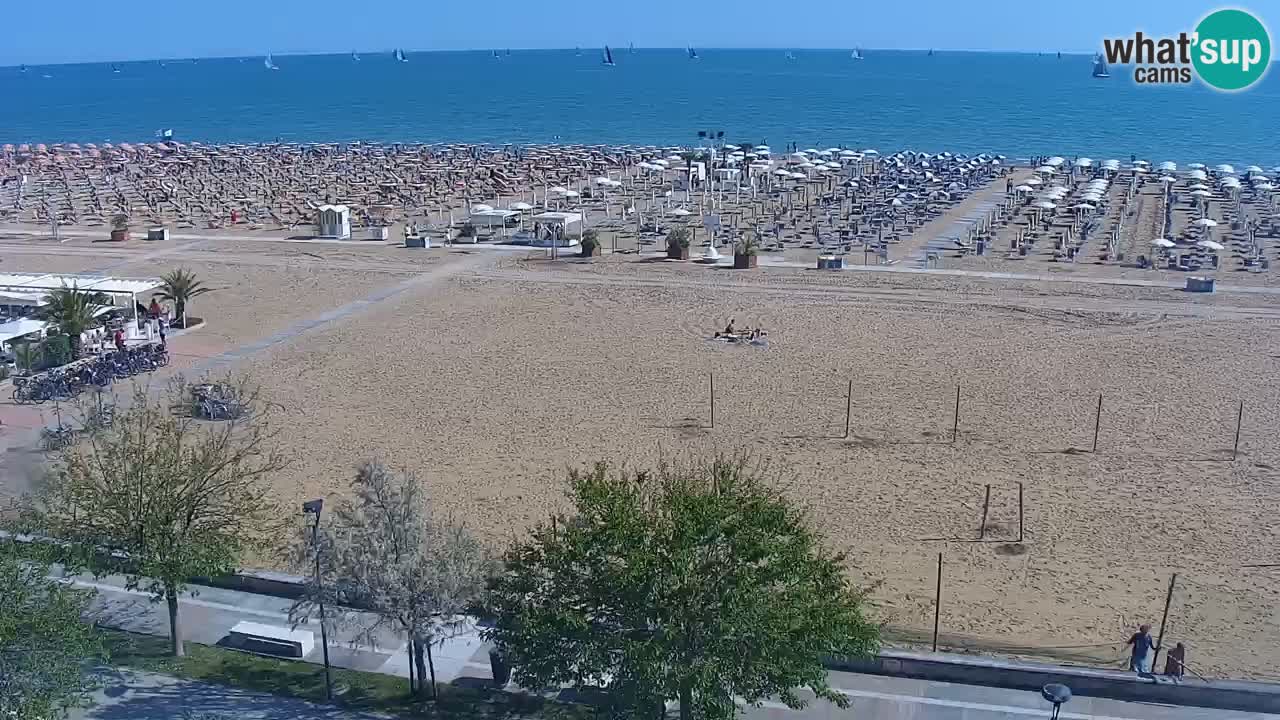 Live Webcam Bibione beach – view from Ashanti ApartHotel