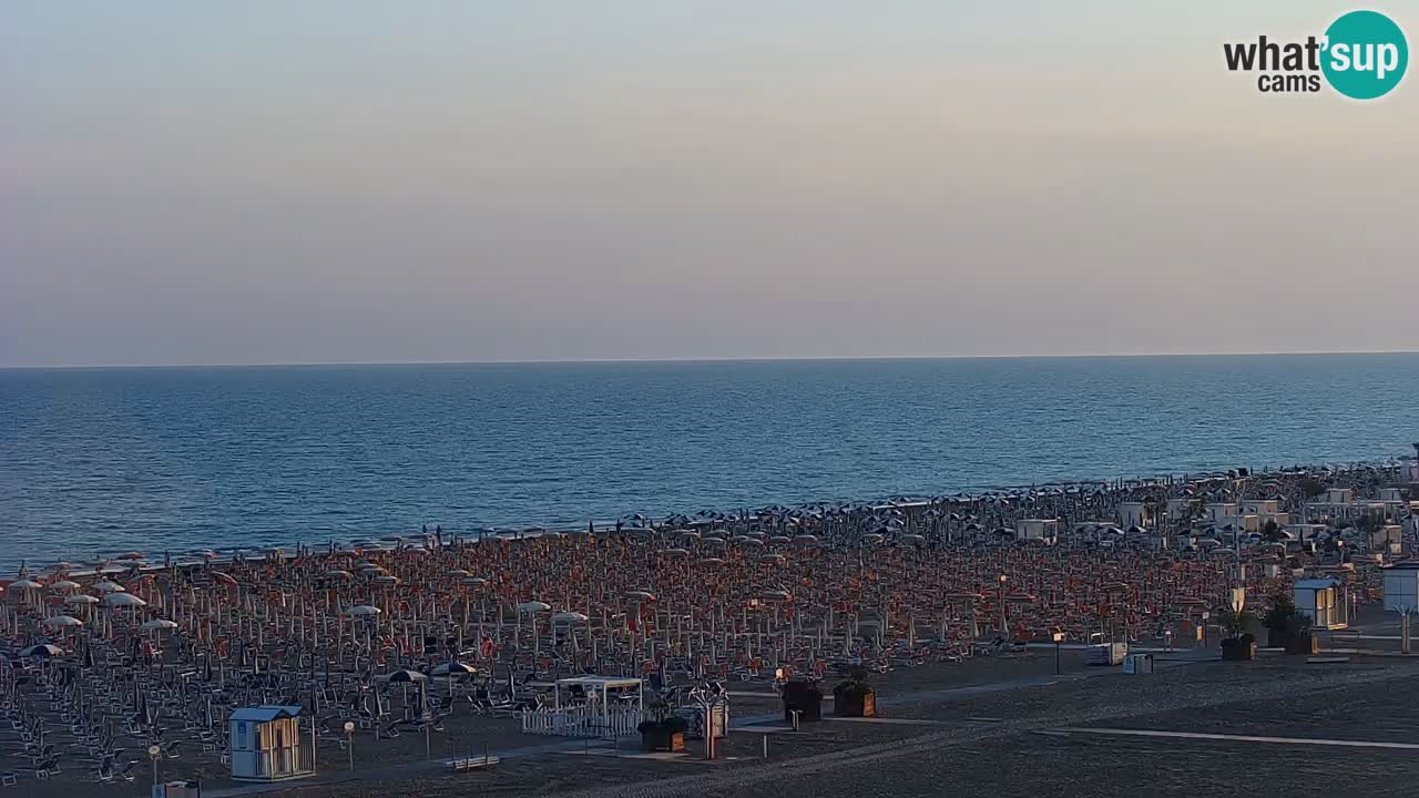 Webcam en direct plage de Bibione – vue depuis Ashanti ApartHotel