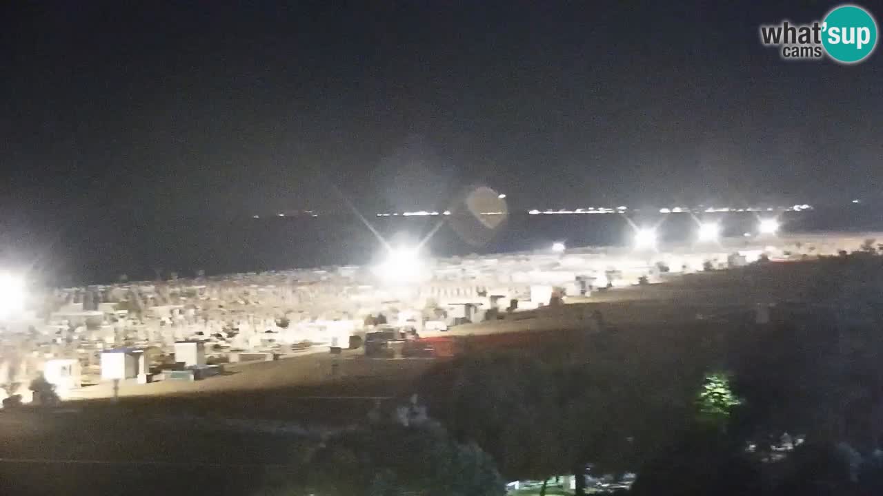 Web kamera Bibione plaža – pogled sa Ashanti ApartHotela