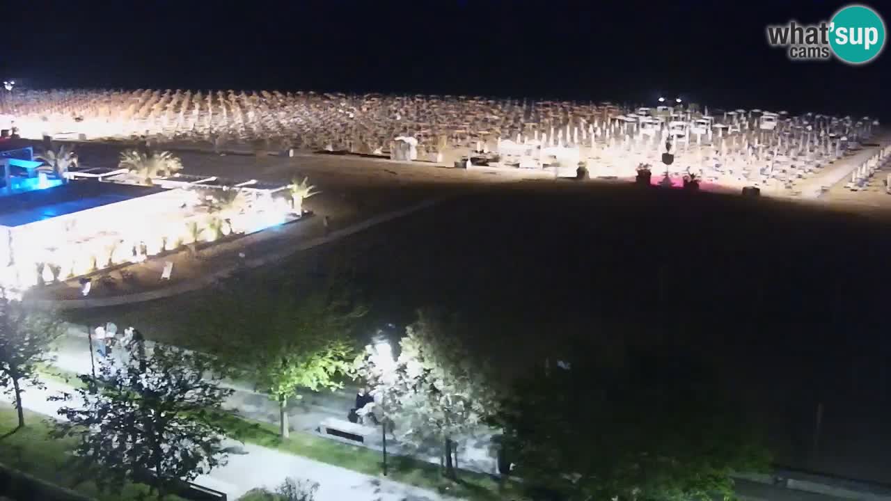 Webcam en direct plage de Bibione – vue depuis Ashanti ApartHotel