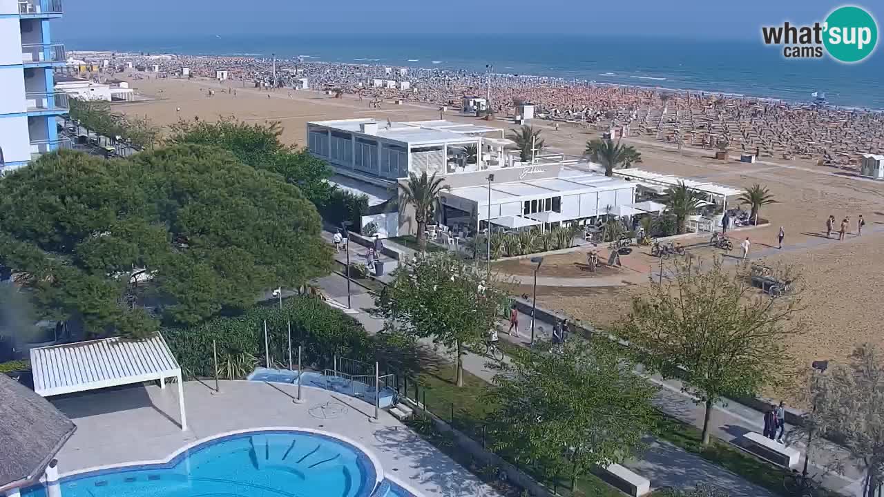 Live Webcam Bibione spiaggia – vista dall’Ashanti ApartHotel