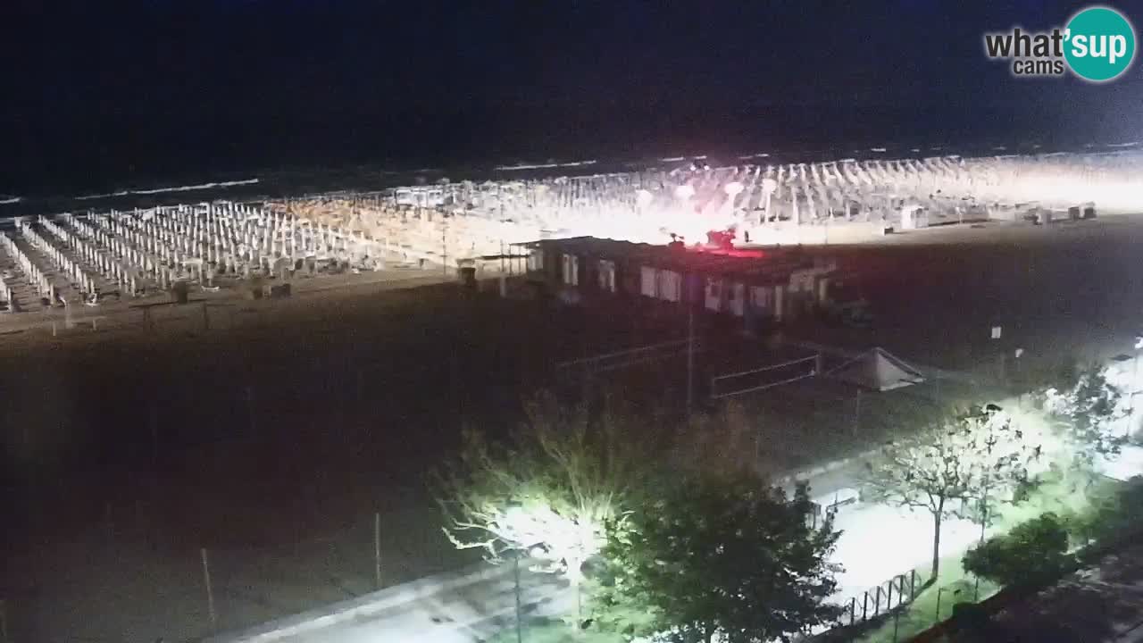 Webcam en vivo playa Bibione – vista desde Ashanti ApartHotel