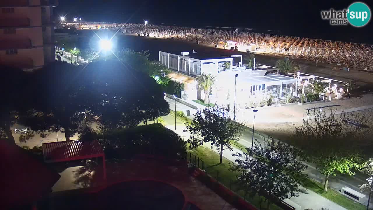 Live Webcam Bibione beach – view from Ashanti ApartHotel