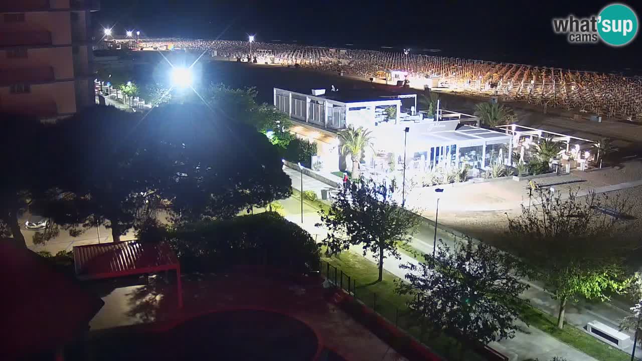 Live Webcam Bibione beach – view from Ashanti ApartHotel