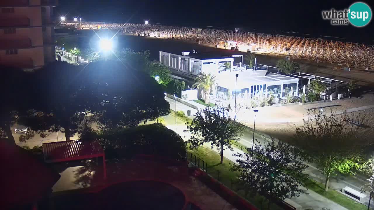 Webcam en vivo playa Bibione – vista desde Ashanti ApartHotel