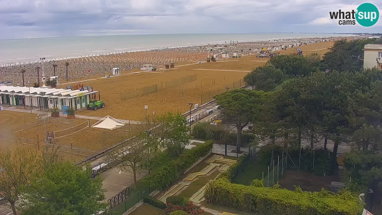 Live Webcam Bibione beach – view from Ashanti ApartHotel
