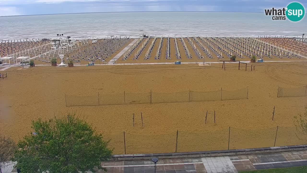 Web kamera Bibione plaža – pogled sa Ashanti ApartHotela