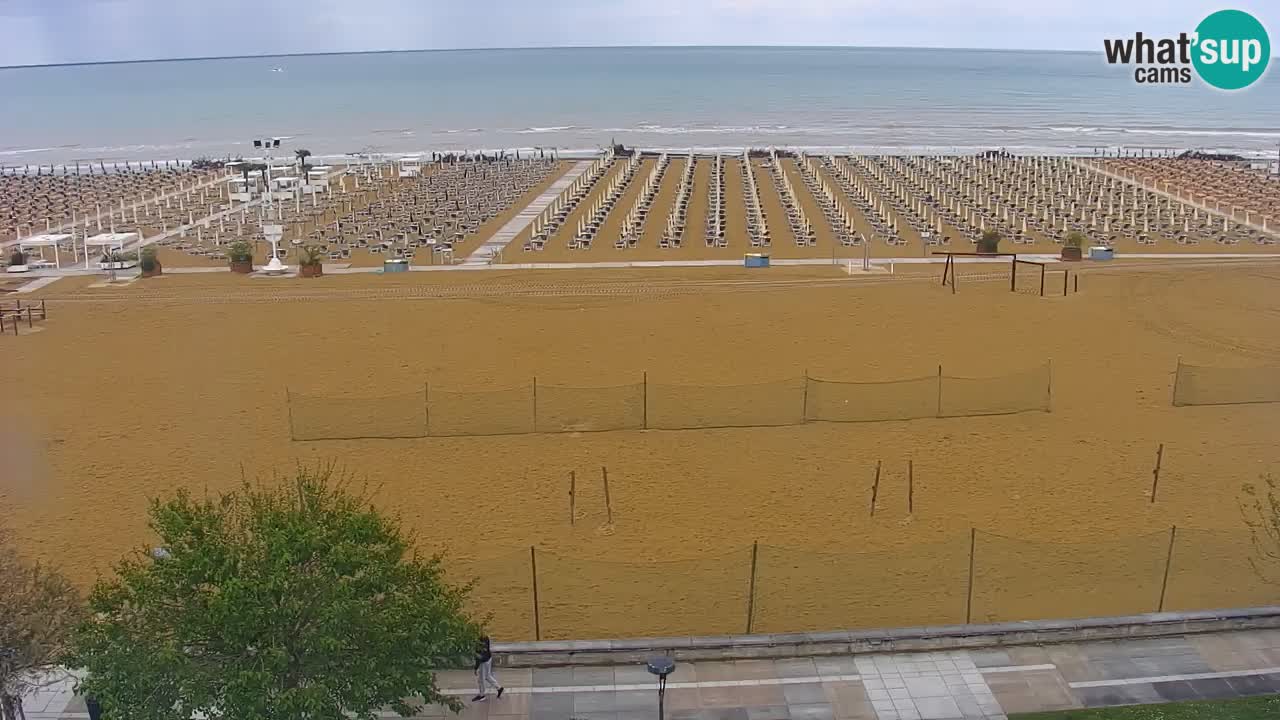 Webcam en direct plage de Bibione – vue depuis Ashanti ApartHotel