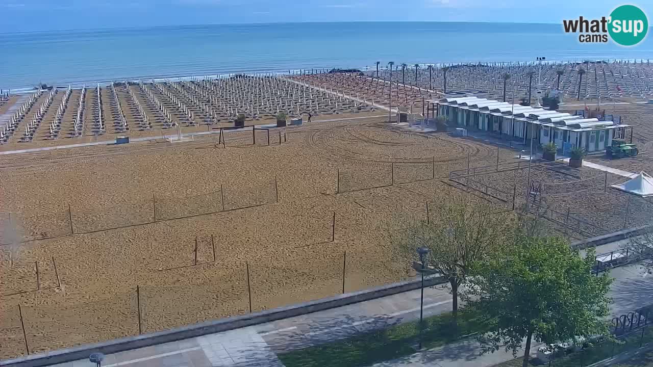 Web kamera Bibione plaža – pogled sa Ashanti ApartHotela