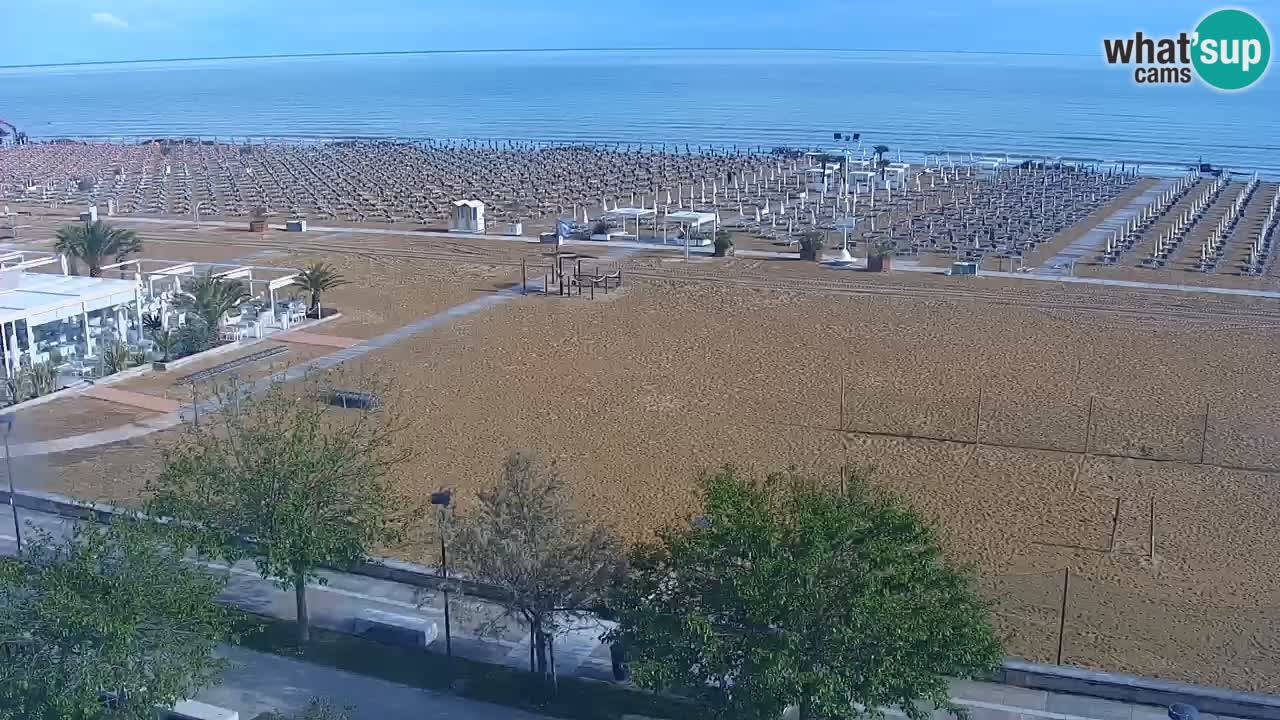 Web kamera Bibione plaža – pogled sa Ashanti ApartHotela