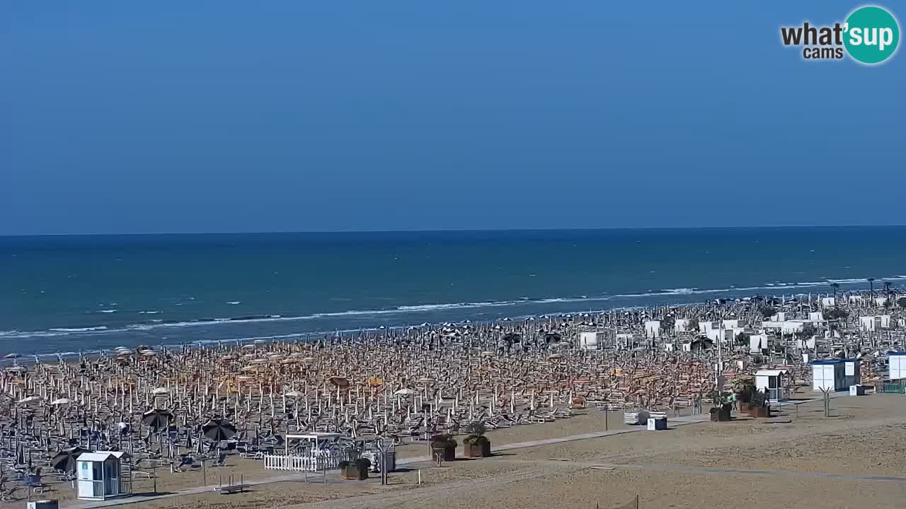 Web kamera Bibione plaža – pogled sa Ashanti ApartHotela
