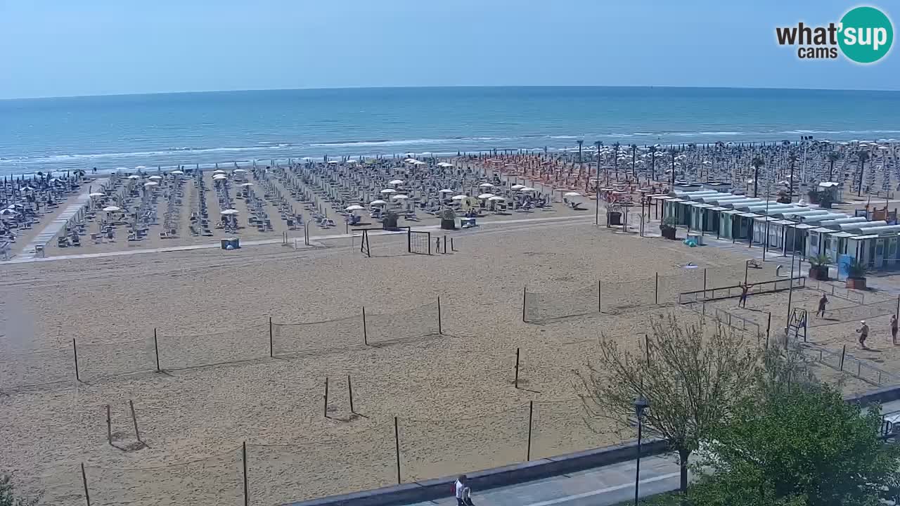 Web kamera Bibione plaža – pogled sa Ashanti ApartHotela