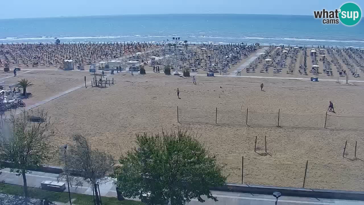 Web kamera Bibione plaža – pogled sa Ashanti ApartHotela