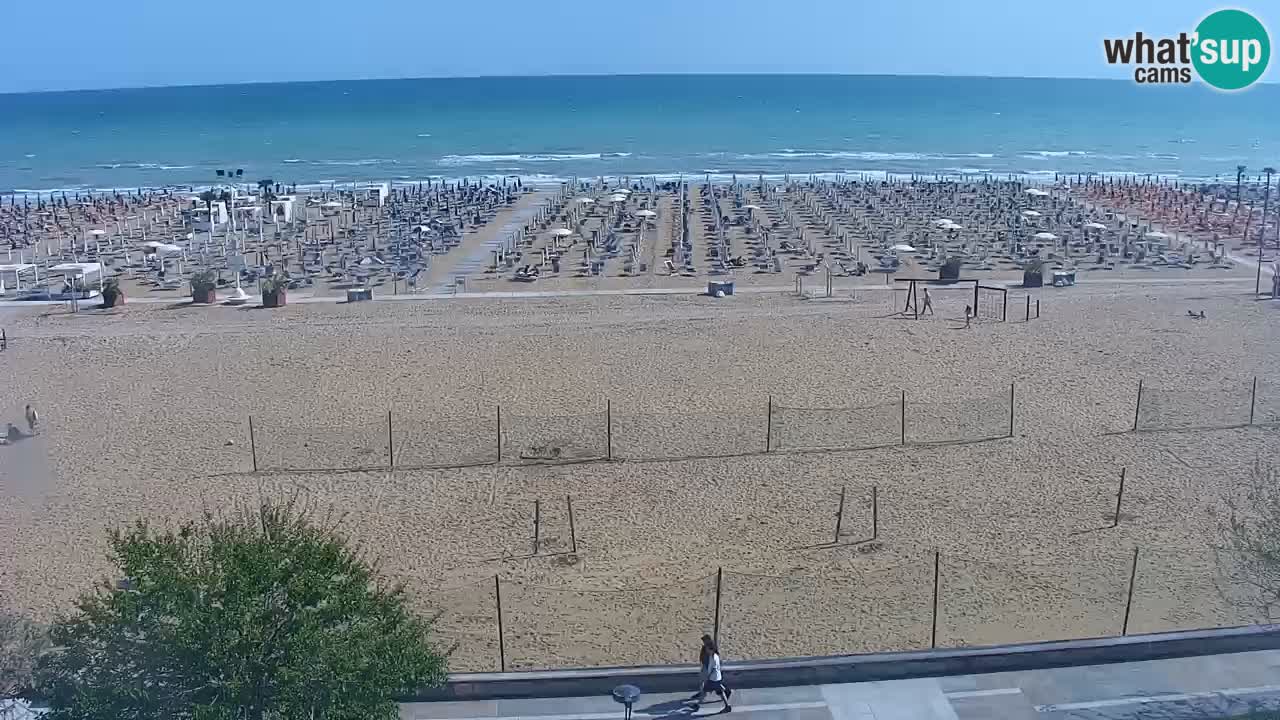 Web kamera Bibione plaža – pogled sa Ashanti ApartHotela