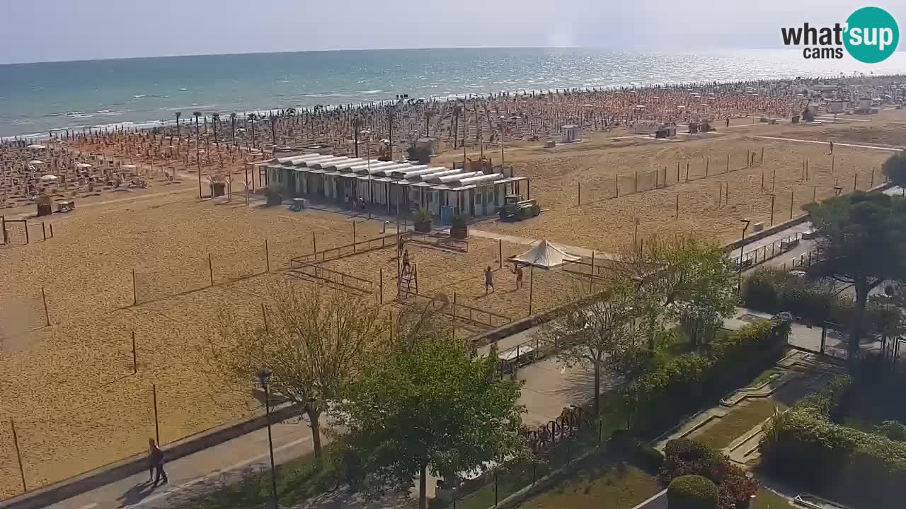 Live Webcam Bibione beach – view from Ashanti ApartHotel