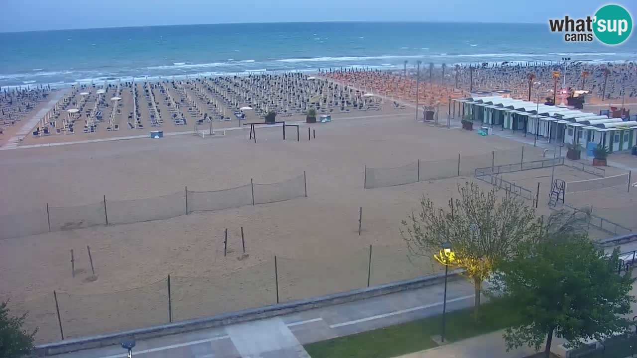 Webcam en vivo playa Bibione – vista desde Ashanti ApartHotel